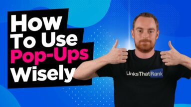 If You Are Using Pop-ups On Your Site, Watch This Video Now!