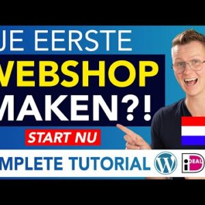 Hoe Maak Je Een Webshop 2022 | Nederlandse (Dutch) Tutorial 🇳🇱