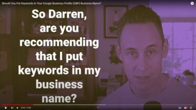 Should You Put Keywords in Your Google Business Profile (GBP) Business Name?