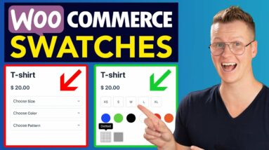 WooCommerce Variation Swatches For Size, Colors and Images