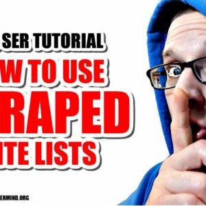 How to use GSA SER Site Lists or Scraped Websites