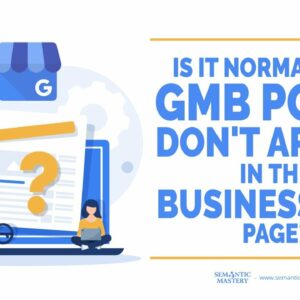 Is It Normal That GMB Posts Don't Appear In The Business.site Page?