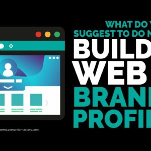 What Do You Suggest To Do Next After Building Web 2.0 Branded Profiles?