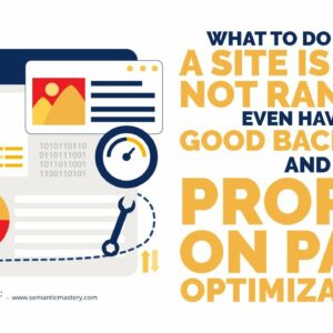 What To Do Next If A Site Is Still Not Ranking Even Having Good Backlinks And Proper On Page Optimiz