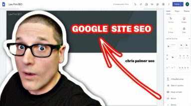 How to use Google Sites - SEO Tutorial for Beginners