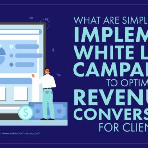 What Are Ways To Implement White Label Campaigns To Optimize Revenue And Conversions For Clients?